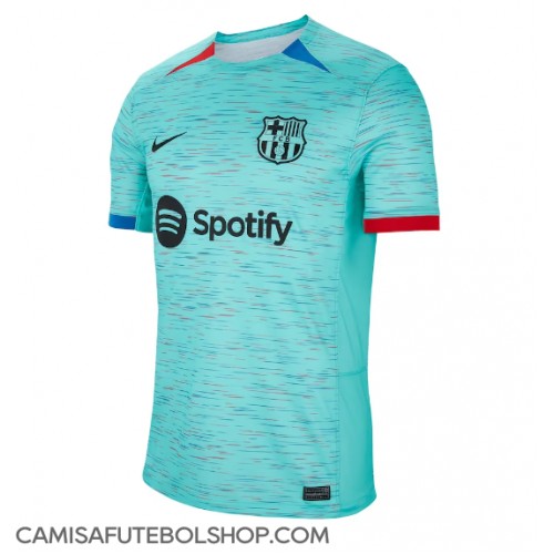 Camisa de time de futebol Barcelona Replicas 3º Equipamento 2023-24 Manga Curta